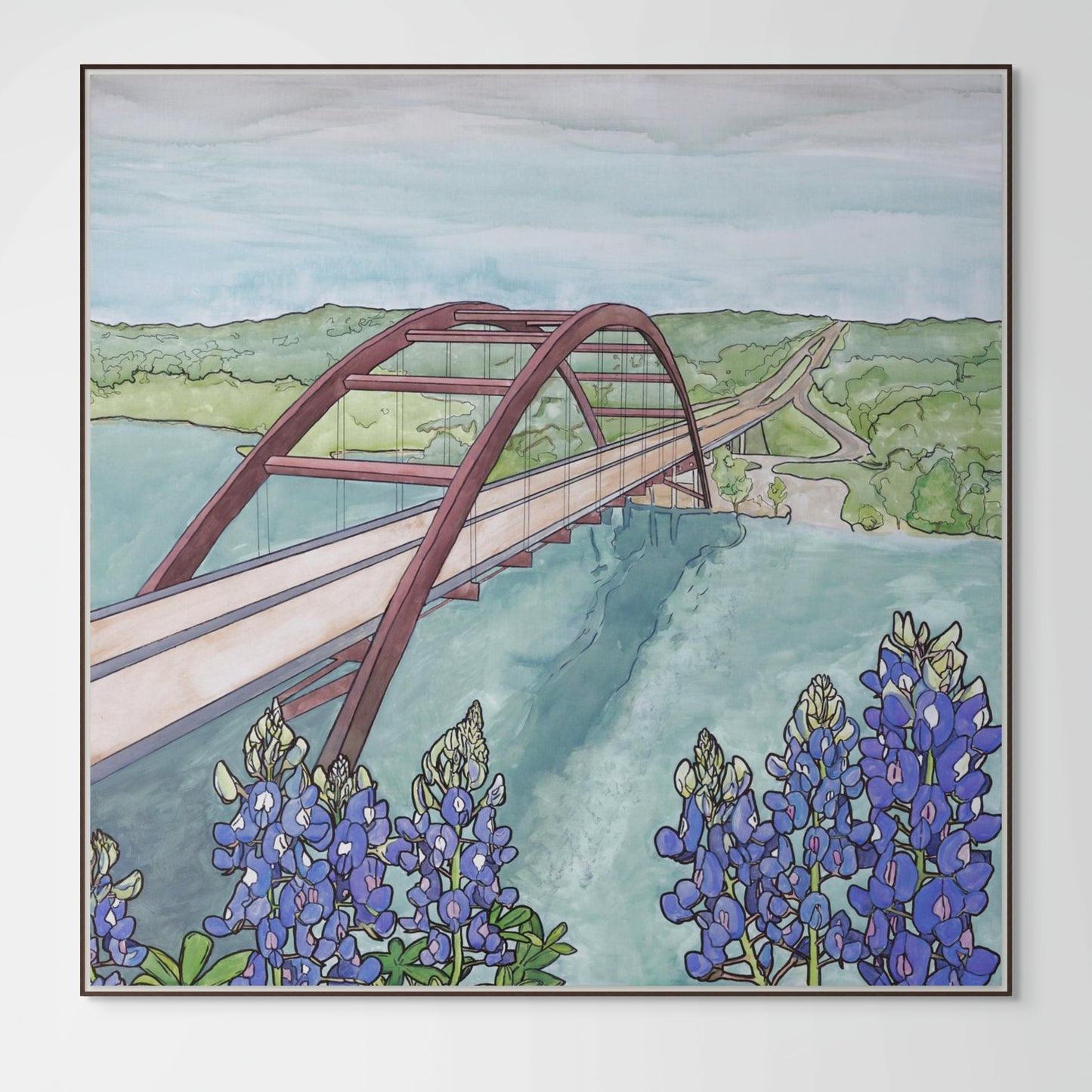 Pennybacker Bridge Print
