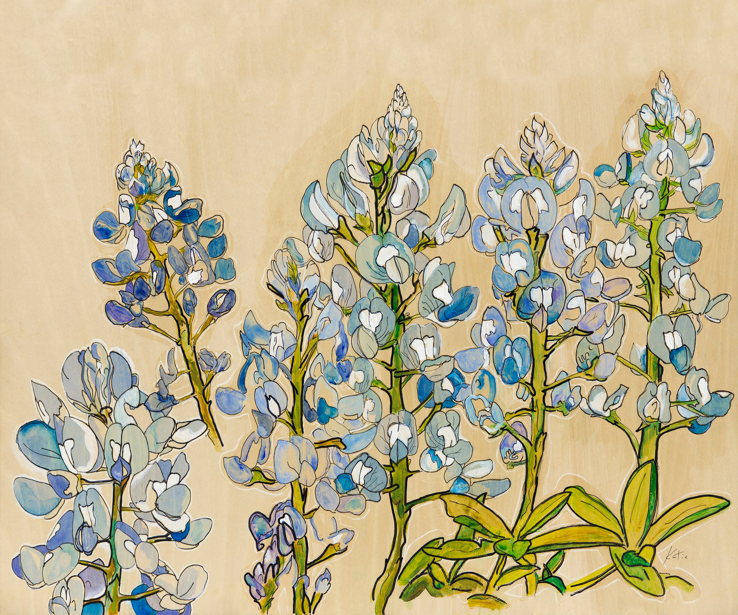 Bluebonnet 1 Floral Print