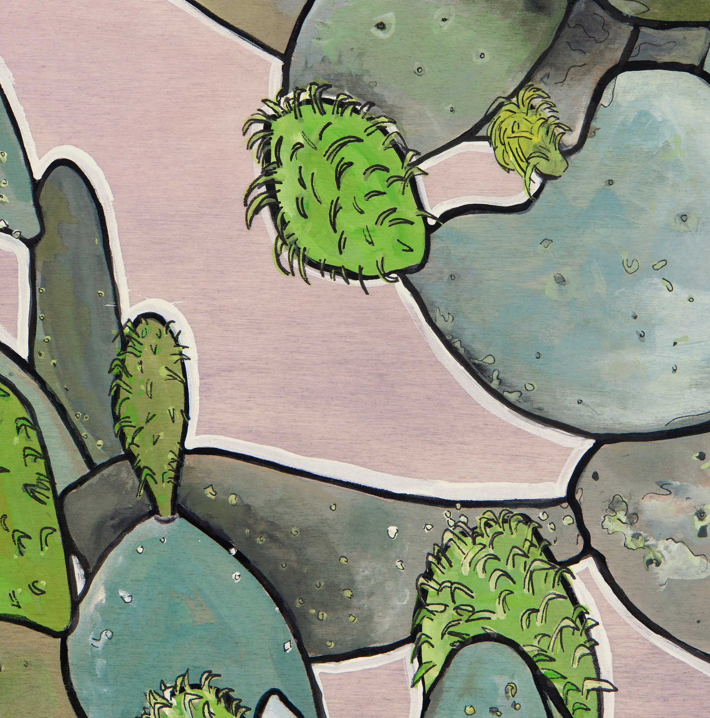 Prickly Pear Cactus Print