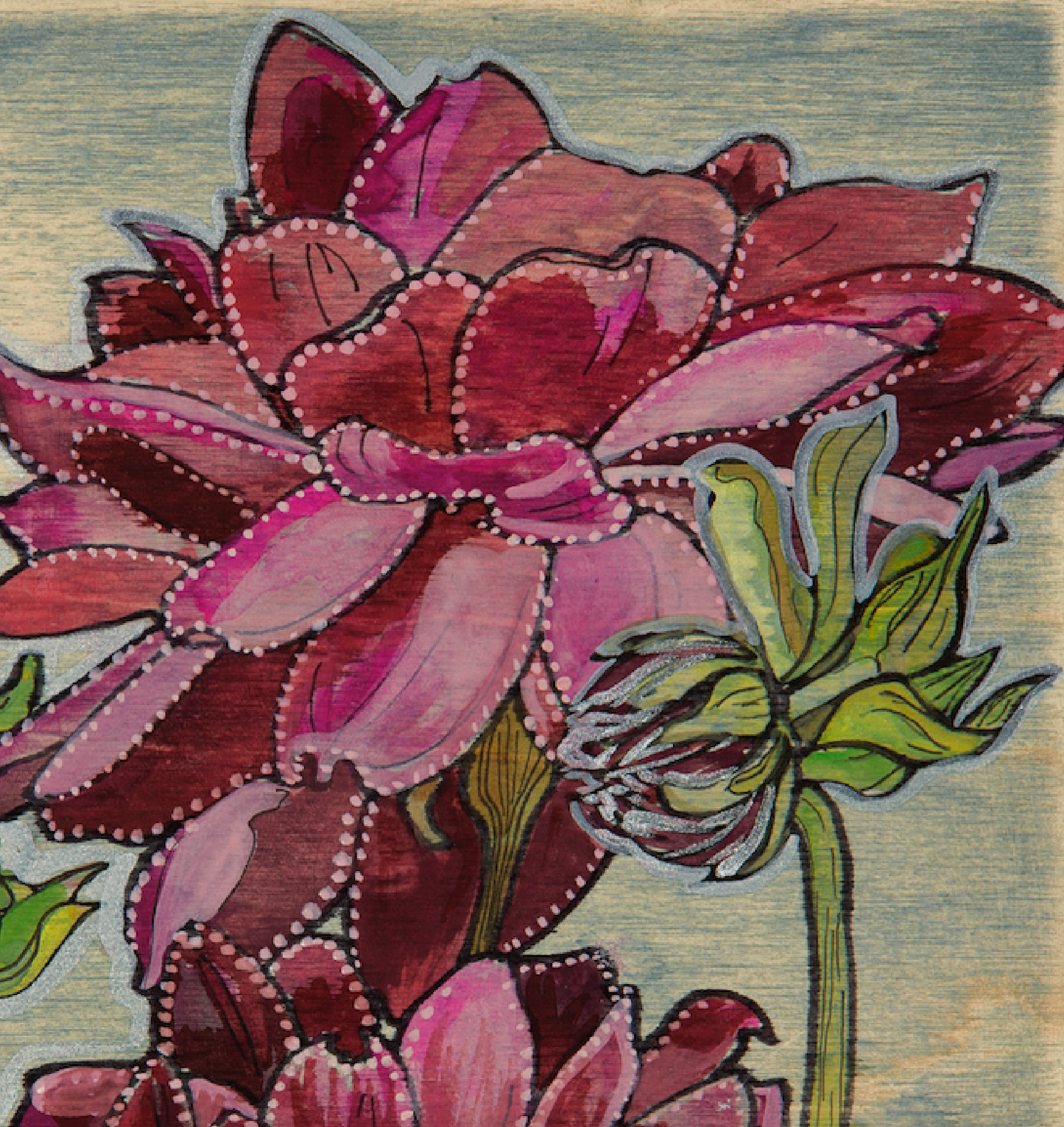 Dahlia Floral Print