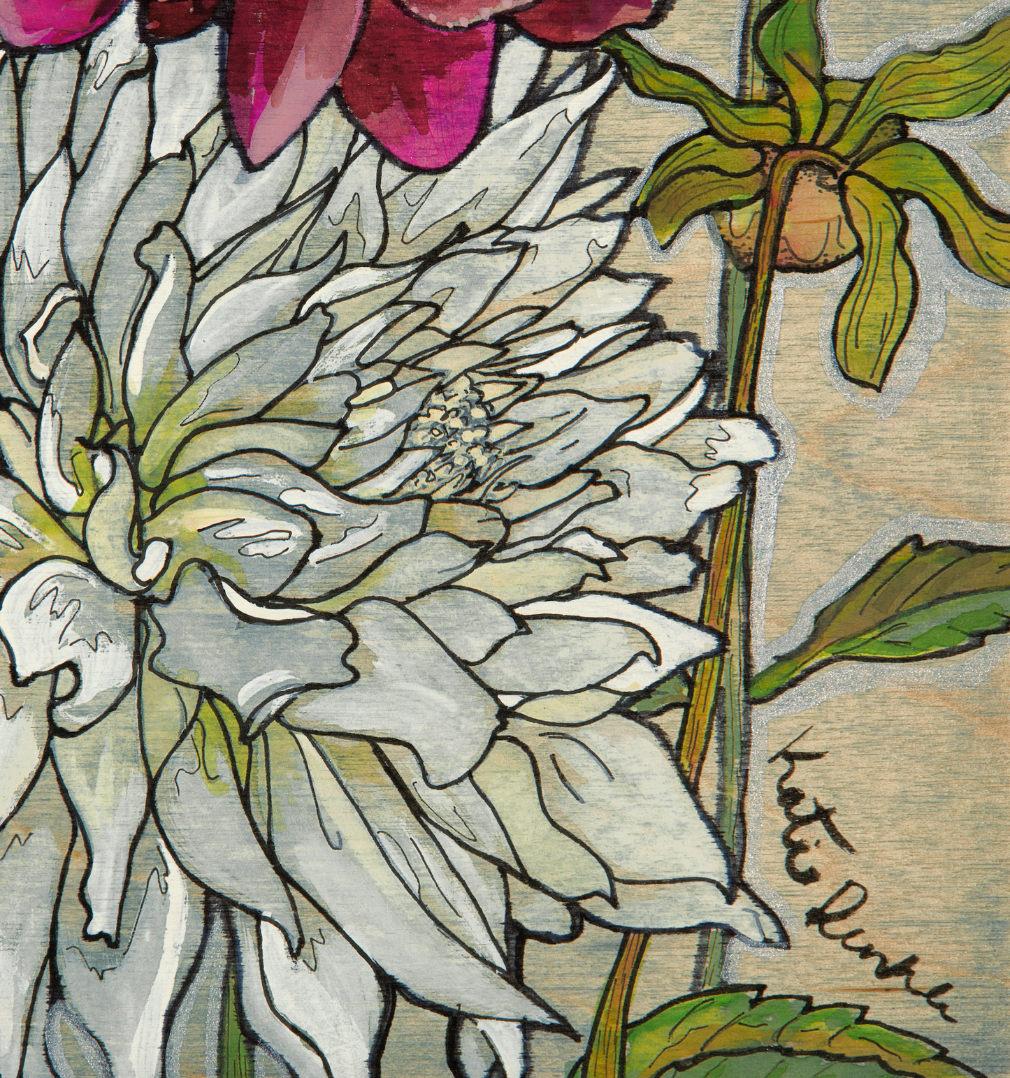 Dahlia Floral Print