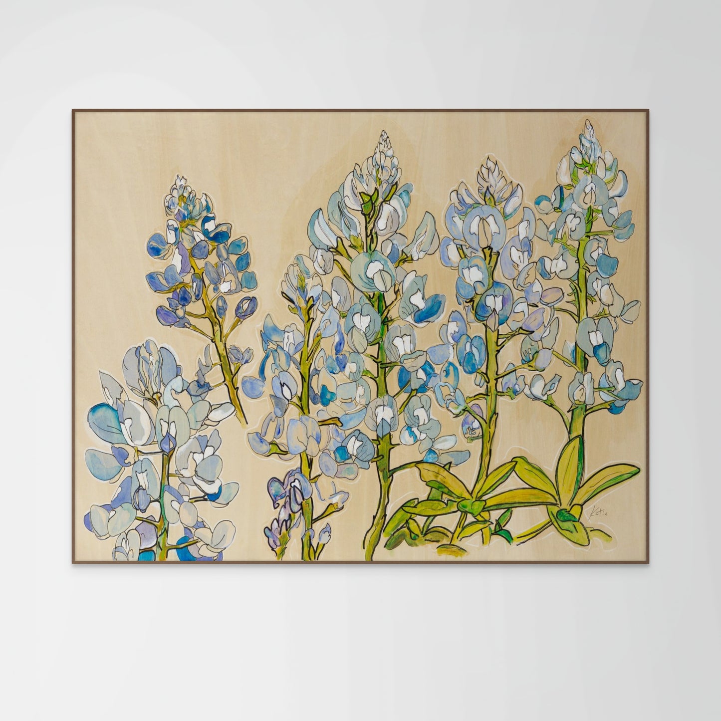 Bluebonnet 1 Floral Print