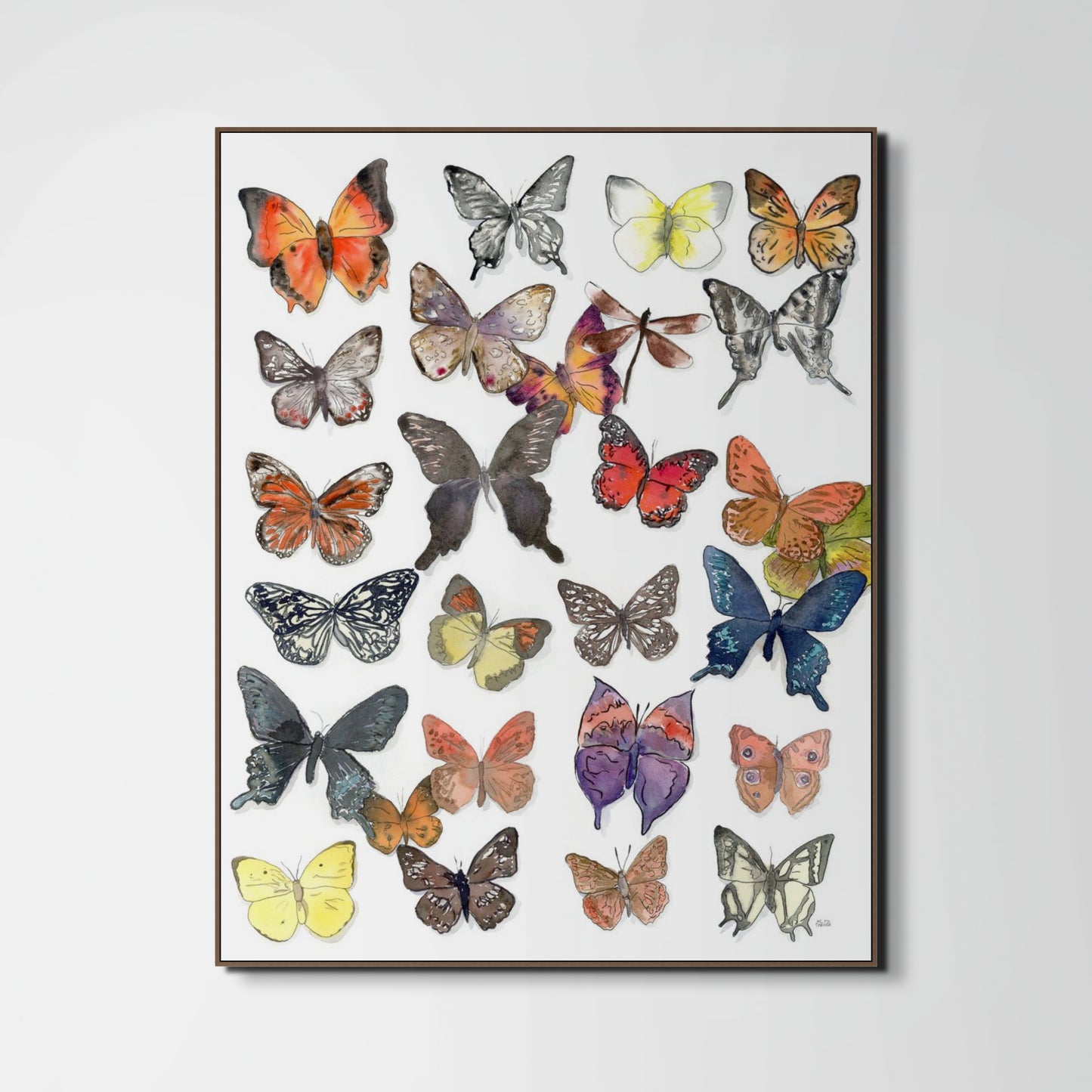 But These Are The Flowers That Fly Framed Butterflies Original
