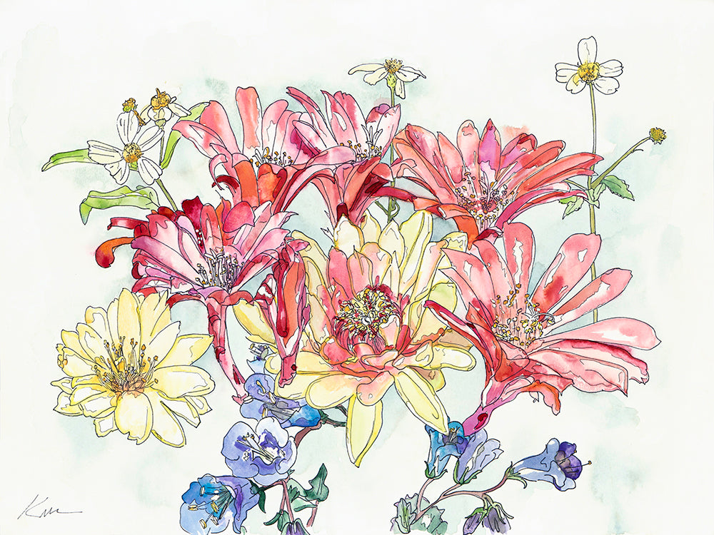 Desert Wildflowers Print