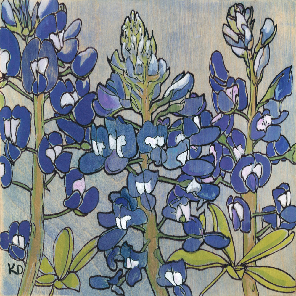 Baby Bluebonnets Print