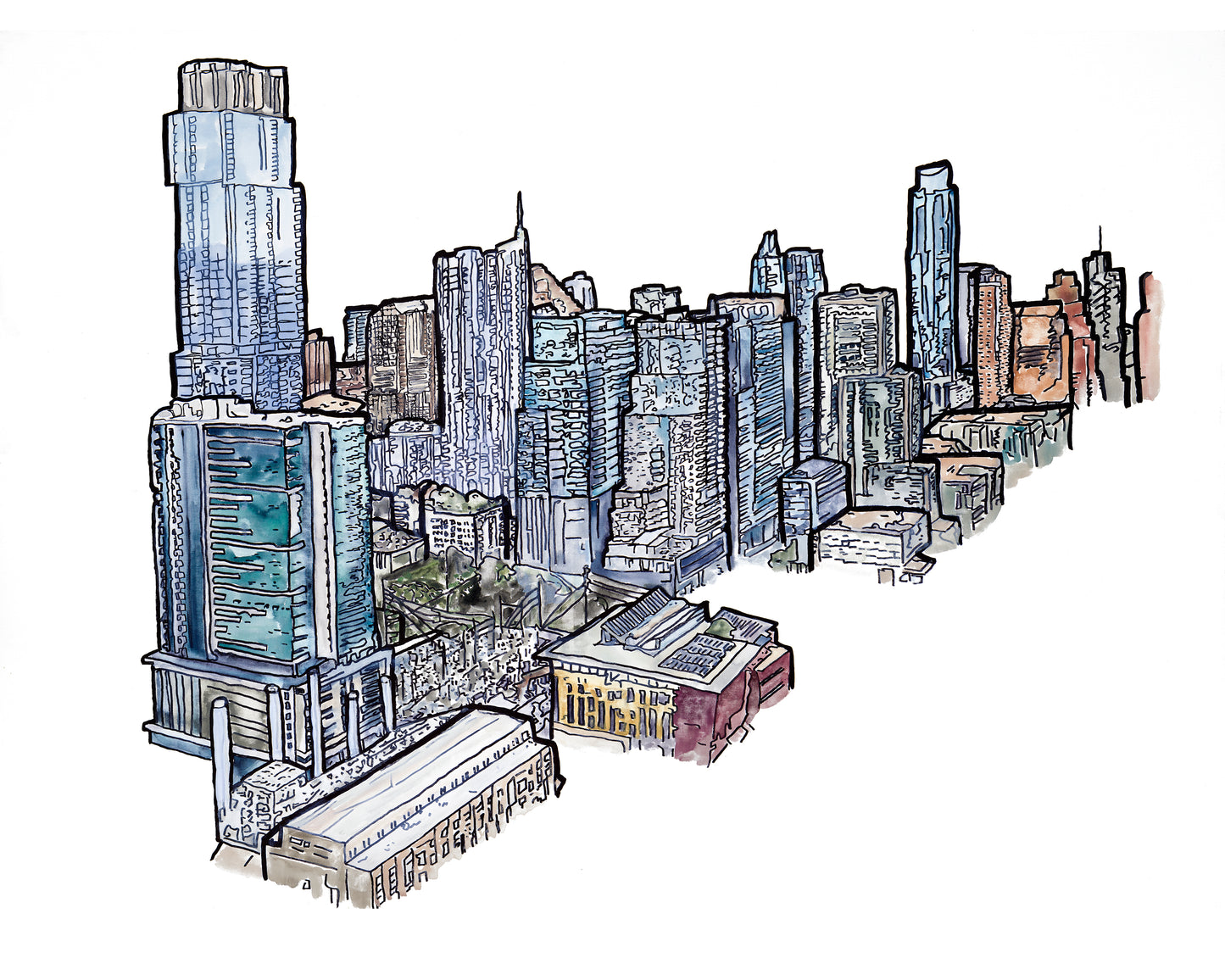 Austin Aerial Skyline