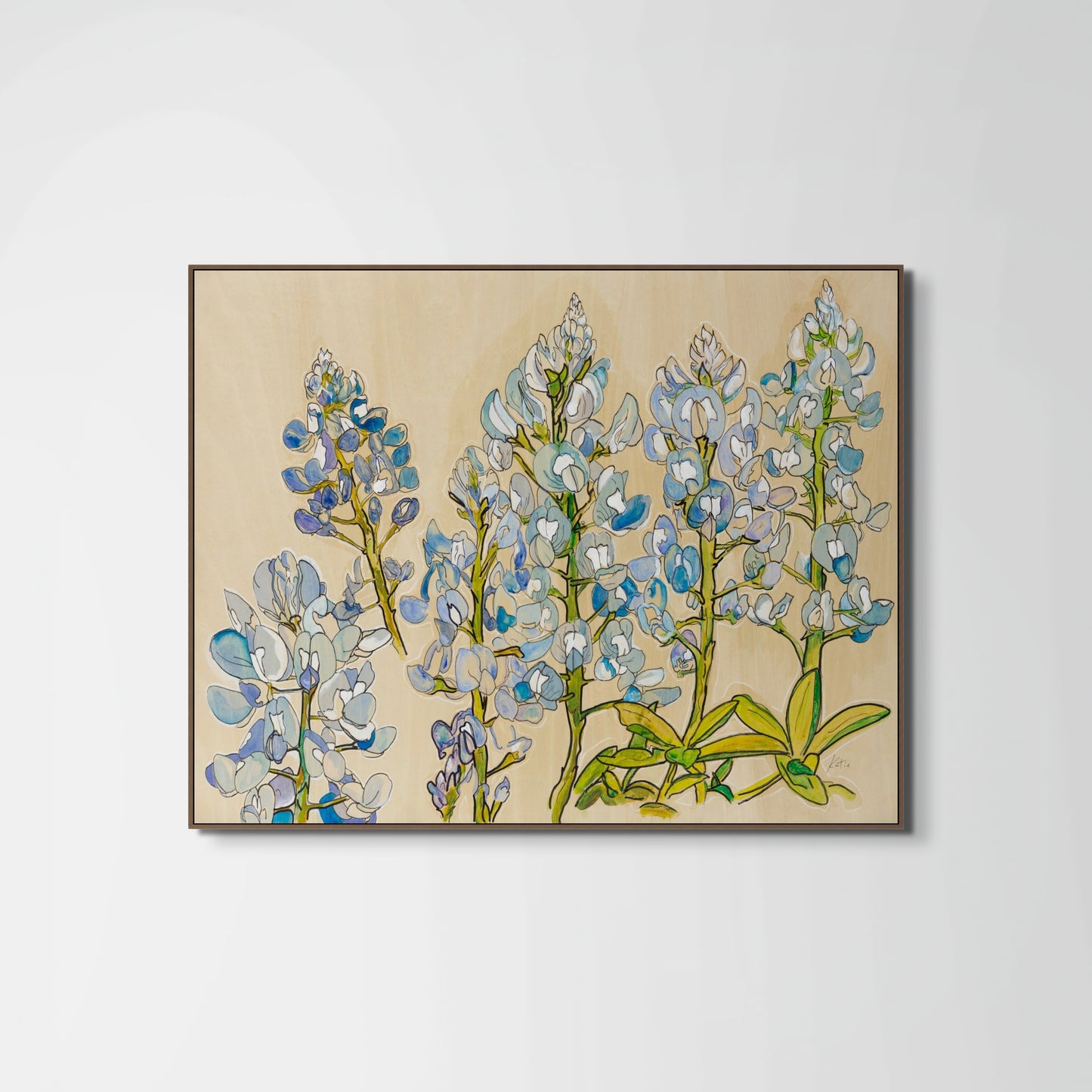 Bluebonnets Paper Print