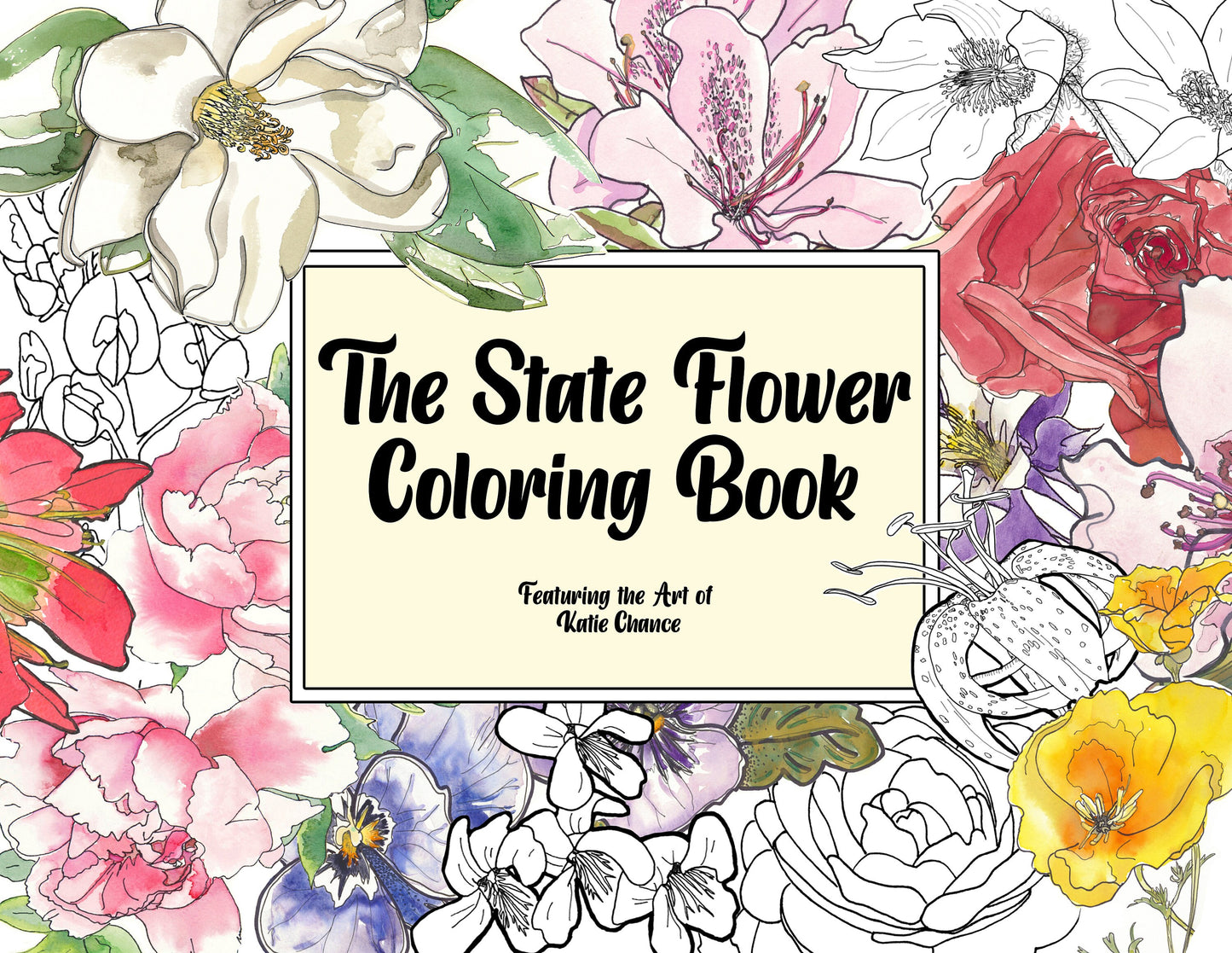 The State Flowers Coloring Book