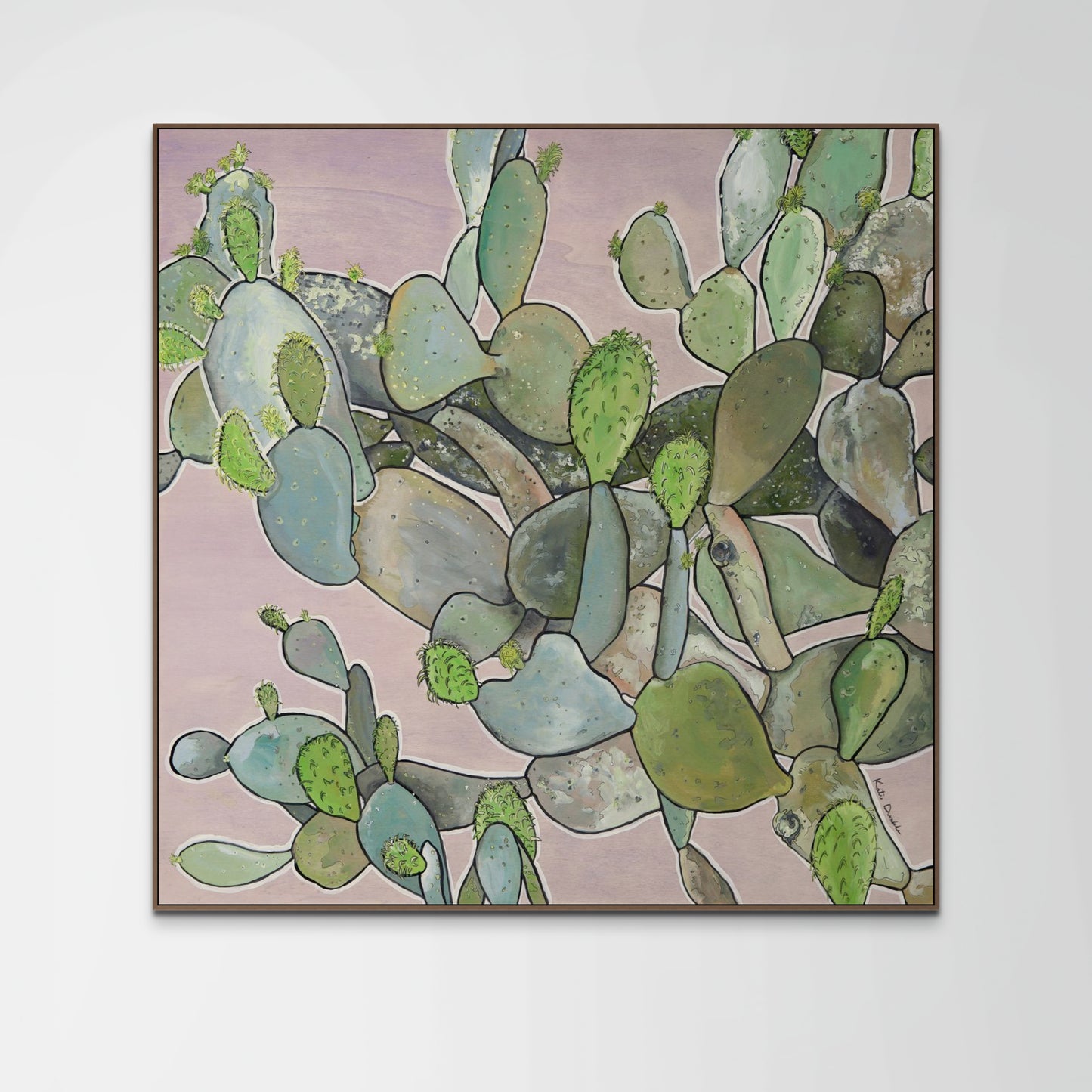 Prickly Pear Cactus Print