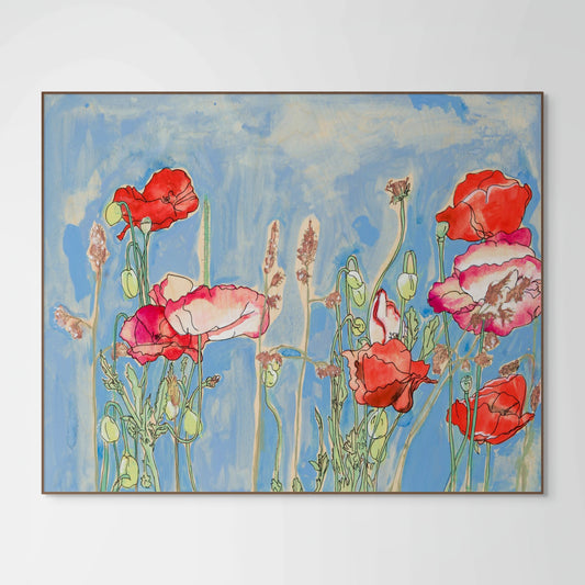 Wild Poppies Floral Print